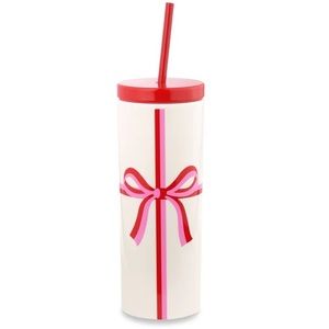 NEW Kate Spade Acrylic Tumbler Candy Bow